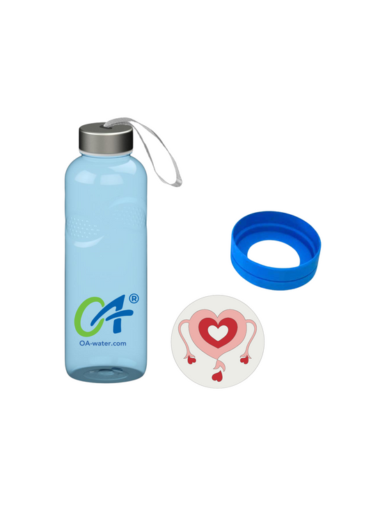 OA® Wasserflaschen-Set mit „Feminizer“ 1,0 L (Tritan™, BPA-frei) – Kompakt, leicht & ideal für unterwegs