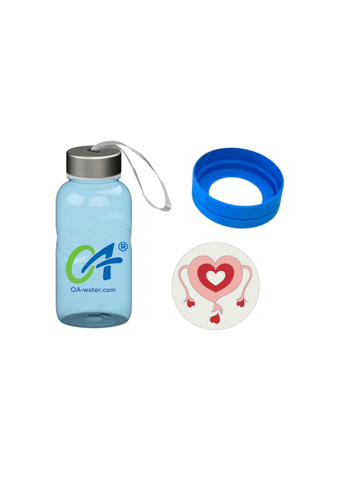 OA® Wasserflaschen-Set mit „Feminizer“ 0,5 L (Tritan™, BPA-frei) – Kompakt, leicht & ideal für unterwegs